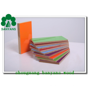 Uvmdf Board / Melamin faced / laminiert / furniert MDF / HDF Boards